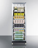 Summit 24" Wide Mini Reach-In Beverage Center with Dolly 