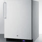 Summit 24" Wide Outdoor All-Freezer With Icemaker 