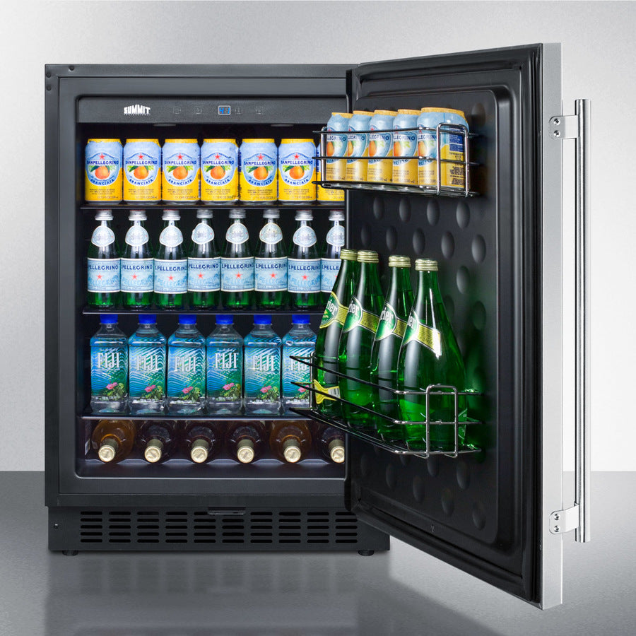 Summit 24" Wide Outdoor All-Refrigerator 