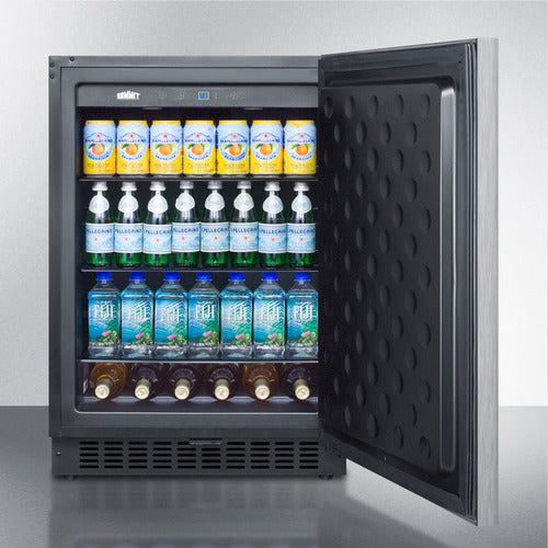 Summit 24" Wide Outdoor All-Refrigerator 