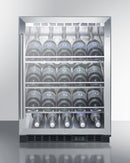 Summit 24" Wide Single Zone Built-In Commercial Wine Cellar 