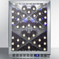 Summit 24" Wide Single Zone Built-In Commercial Wine Cellar