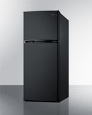 Summit 24" Wide Top Mount Refrigerator-Freezer Angle