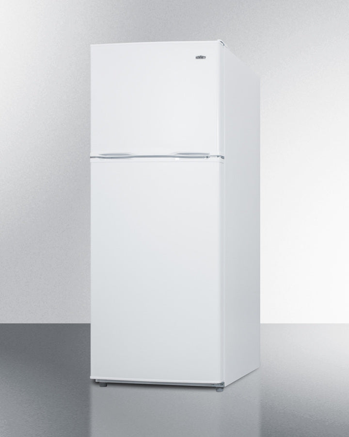 Summit 24" Wide Top Mount Refrigerator-Freezer With Icemaker Angle
