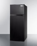 Summit 24" Wide Top Mount Refrigerator-Freezer With Icemaker