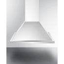 Summit 24" Wide Wall-Mounted Range Hood ADA Compliant in Stainless Steel