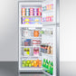 Summit 26" Wide Top Mount Refrigerator-Freezer