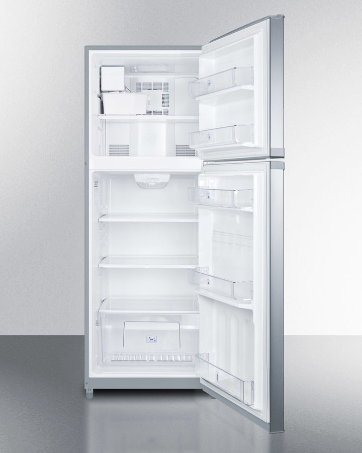 Summit 26" Wide Top Mount Refrigerator-Freezer With Icemaker