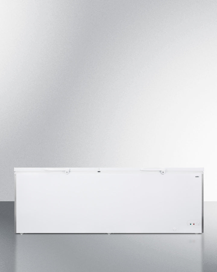 Summit 27 Cu.Ft. Chest Freezer with Stainless Steel Corner Guards