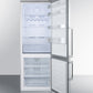 Summit 28" Wide Bottom Freezer Refrigerator in Stainless Steel with Digital Controls