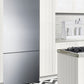 Summit 28" Wide Built-In Bottom Freezer Refrigerator