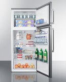 Summit 28" Wide Top Mount Refrigerator-Freezer