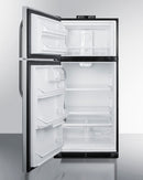 Summit 30" Wide Break Room Refrigerator-Freezer Open