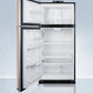 Summit 30" Wide Break Room Refrigerator-Freezer with Antimicrobial Pure Copper Handles