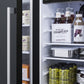 Summit 30" Wide Built-In Refrigerator-Freezer in Black Finish