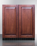 Summit 30" Wide Built-In Refrigerator-Freezer with Integrated Door Frame