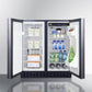 Summit 30" Wide Built-In Refrigerator-Freezer with Integrated Door Frame