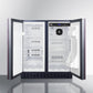 Summit 30" Wide Built-In Refrigerator-Freezer with Integrated Door Frame