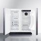 Summit 30" Wide Built-In Refrigerator-Freezer with Integrated Door Frame