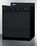 Summit 30" Wide Gas Range, Open Burners