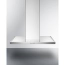 Summit 30" Wide Wall-Mounted Range Hood in Stainless Steel