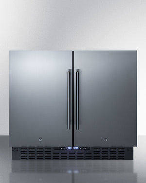 Summit 36" Wide Built-In Refrigerator-Freezer
