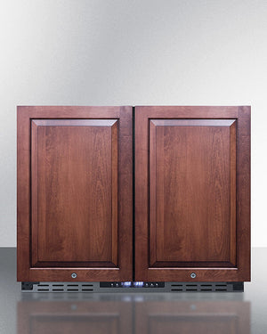 Summit 36" Wide Built-In Refrigerator-Freezer with Integrated Door Frame ADA Compliant