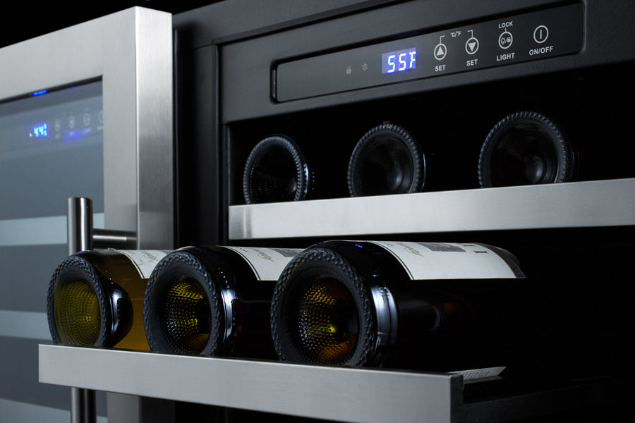 Summit 36" Wide Built-In Wine Cellar, ADA Compliant 