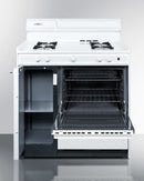 Summit 36" Wide Gas Range 