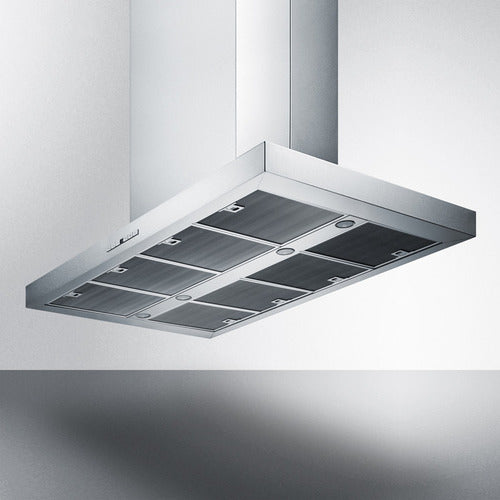 Summit 48" Wide Island Hood in Stainless Steel