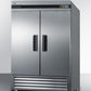 Summit 49 Cu.Ft. Reach-In Two-Door Refrigerator