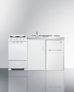 Summit 60" Wide All-in-One Kitchenette with Gas Range Front
