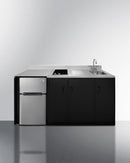 Summit 72" Wide All-In-One Kitchenette ADA Counter Height