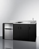 Summit 72" Wide All-In-One Kitchenette ADA Counter Height