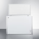Summit 9 Cu.Ft. Chest Freezer with Stainless Steel Corner Protectors