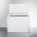 Summit 9 Cu.Ft. Chest Freezer with Stainless Steel Corner Protectors