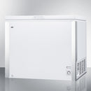Summit 9 Cu.Ft. Chest Freezer with Stainless Steel Corner Protectors