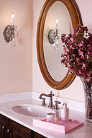 Summit BeautiFridge Cosmetics Cooler with Pink Shelving and Glass Door