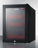 Summit BeautiFridge Cosmetics Cooler with Ruby Shelving and Glass Door