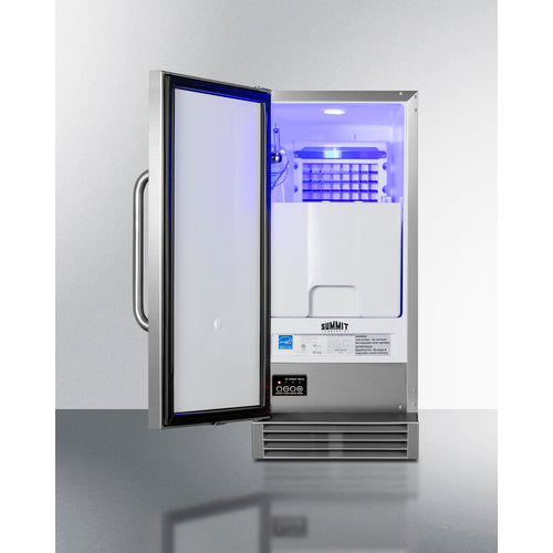 Summit Built-In 50 lb. Clear Icemaker ADA Compliant 