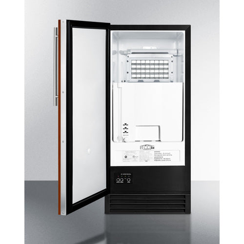 Summit Built-In 50 lb. Clear Icemaker ADA Compliant