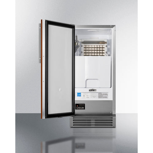 Summit Built-In 50 lb. Clear Icemaker 