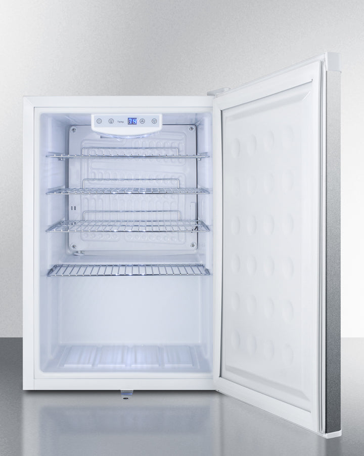 Summit Compact All-Refrigerator in White with Digital Thermostat