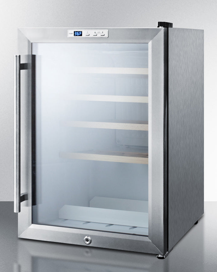 Summit Compact Built-In Wine Cellar 