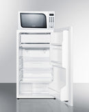 Summit Compact Refrigerator-Freezer-Microwave Combination Unit With Automatic Defrost
