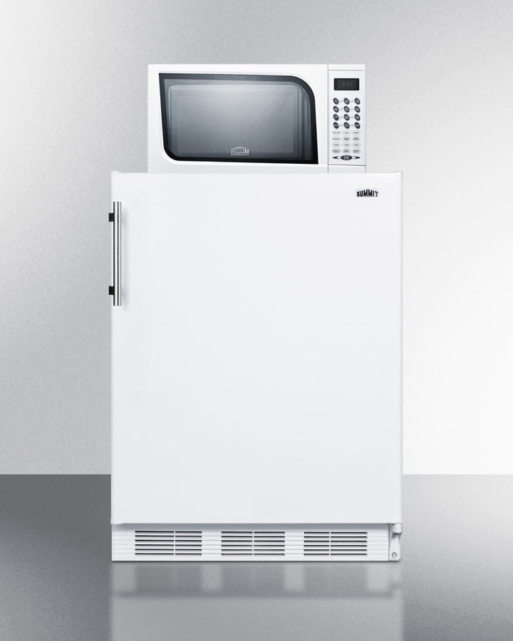 Summit Compact Refrigerator-Freezer-Microwave Unit With Dual Evaporator Cooling