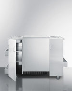Summit Outdoor Cart with Refrigerator