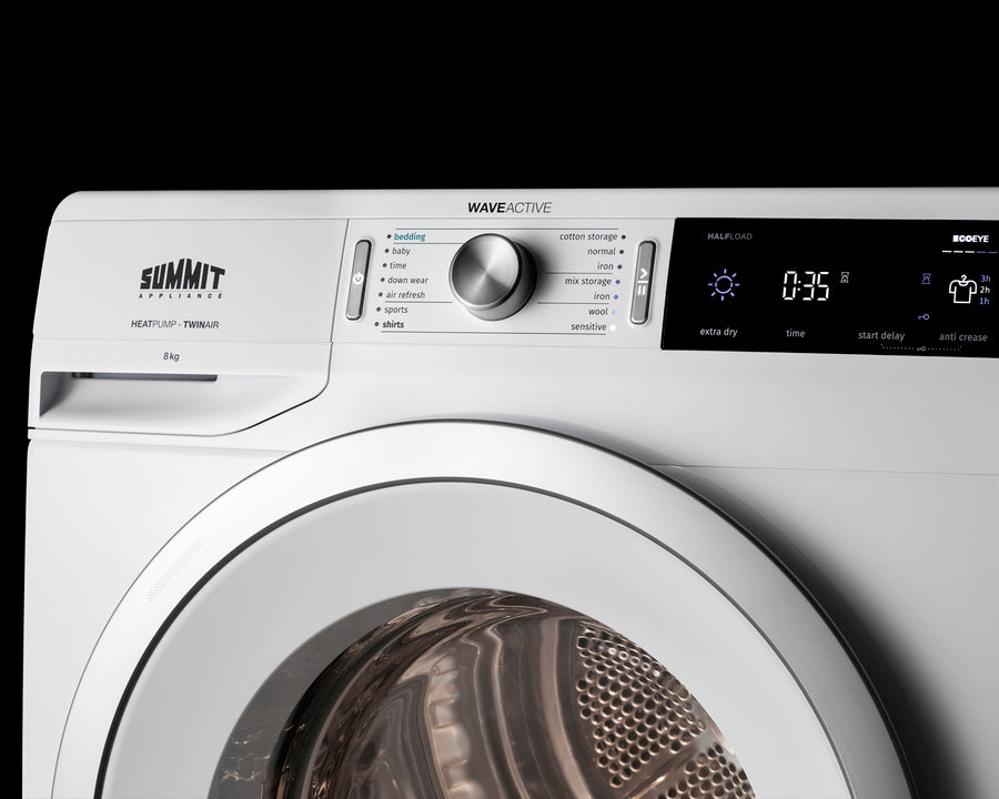 Summit 24" Wide 208-240V Heat Pump Dryer