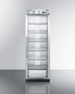 Summit PureTherm 24" Wide Full-Sized Glass Door Blanket Warmer with Stainless Steel Cabinet