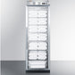 Summit PureTherm 24" Wide Full-Sized Glass Door Blanket Warmer with Stainless Steel Cabinet